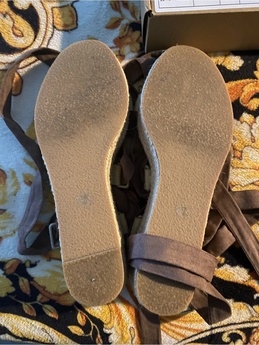 Espadrille Wedge Slide Sandals - with 13 interchangeable laces included